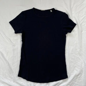 Elie Tahari Damen Kurzarm geripptes Top Größe Small - Bild 1 von 8