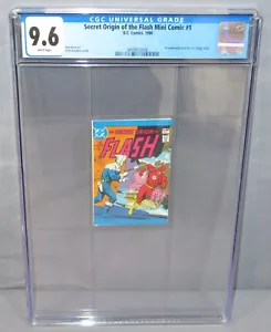SECRET ORIGIN OF FLASH #1 Mini Fumetto (Leaf Candy) CGC 9.6 NM+ DC Comics 1980 - Foto 1 di 3
