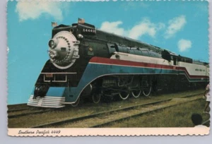 Southern Pacific 4449 Steam Locomotive, American Freedom Train, Chrome Postcard - Picture 1 of 2