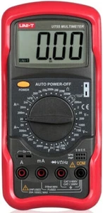UT55 Multimeter GROSSANZEIGE Spannungsstromwiderstand Kondensator Temp Sonde - Bild 1 von 5