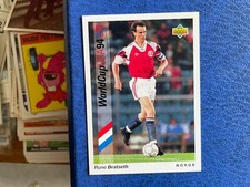 PANINI WORLD CUP USA 94 CARD NORGE BRATSETH N 69