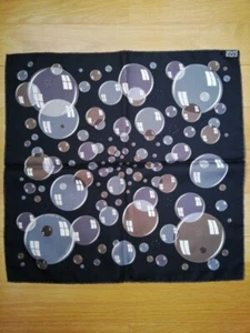 HERMES Scarf Gavroche Petit Carre 45 silk bal de bulles Bubble W/Tags No Box Use - Picture 1 of 5
