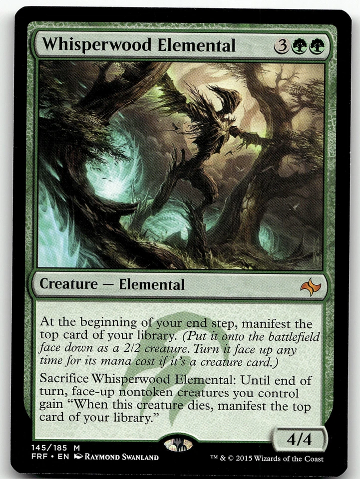 MTG Whisperwood Elemental Fate Reforged 145/185 Regular Mythic - Image 1 of 1