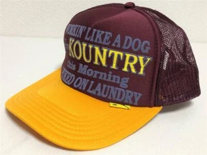 kapital kountry WORKING PUKING PT 2TONE truck cap hat trucker enji gold - Picture 1 of 11