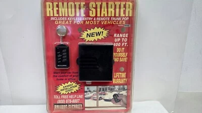 Bulldog Security Remote Car Vehicle Starter Keyless Entry Remote RS122 NOS - Image 1 of 4