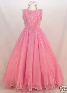 New Girl Glitz National Pageant Wedding Formal Party Dress size:5,6,7,12,14 Pink - Picture 1 of 6