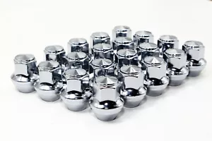 Set 20 14x1.5 Chrome Factory Style Lug Nuts ACPZ1012M ACPZ1012 Ford Edge Mustang - Picture 1 of 8