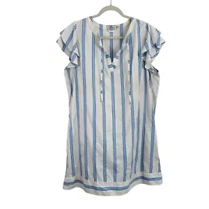 Vineyard Vines Performance Harbor Tunic Striped Dress Preppy Vacation Womens XL - Picture 1 of 6