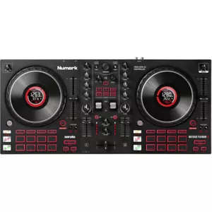 Controlador de DJ Numark Mixtrack Platinum FX 4 cubiertas con pantallas de rueda de trote y FX - Imagen 1 de 7