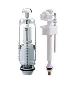 SIAMP Storm 33 WC cistern fittings pack button plus valve inlet float 99b - Picture 1 of 7