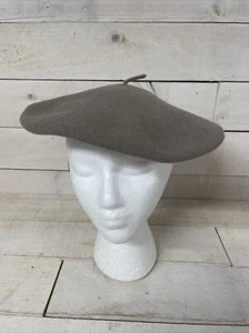 Linda Lundstrom Canada Pure New Wool Tan Women’s Beret One Size Fits All Adults - Picture 1 of 10