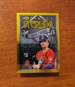 2023 Topps feinste Rückblenden 170 Corbin Carroll Gold selten RC Rookie Karte - Bild 1 von 2