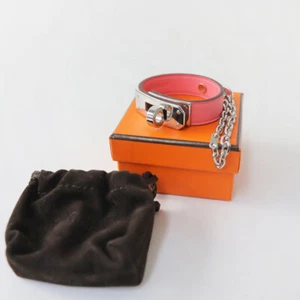 Hermes Kelly Glove Holder in Swift Leather, Pink Rose x Silver Turn Lock 240... - Picture 1 of 10
