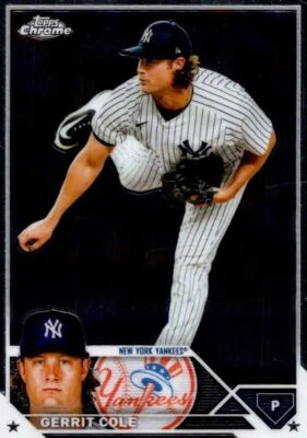 2023 Topps Chrome Gerrit Cole New York Yankees #213 - Image 1 of 2