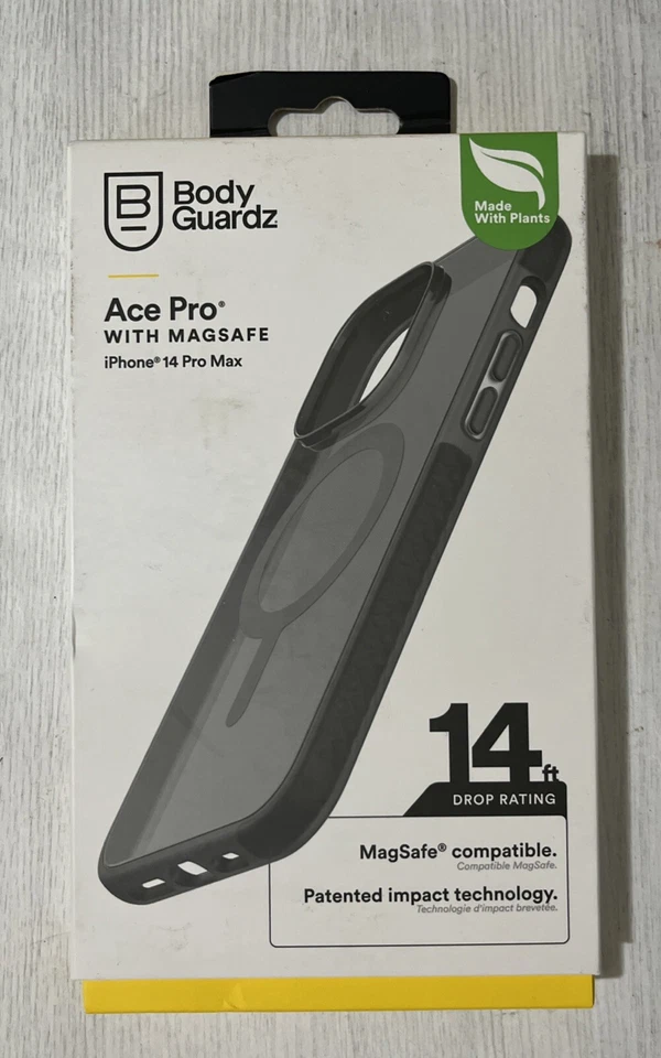 Funda BodyGuardz Ace Pro con Magsafe para iPhone 14 Pro Max 6.7" 2022 - Gris Foto 1 de 1