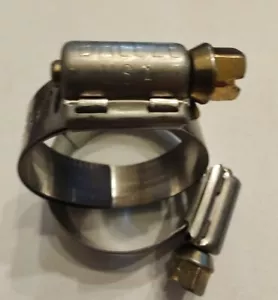 9216 Breeze Lined Clamps w/Plated Screw Dia 13/16in - 1-1/2in (21mm- 38mm) 10/Pk - Foto 1 di 1