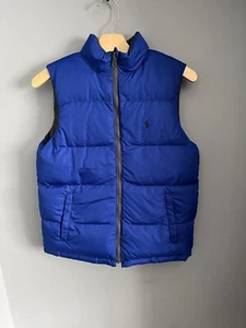 Boys Ralph Lauren Gilet Down Puffer Jacket Reversible Bodywarmer Size Age 14-16 - Picture 1 of 19