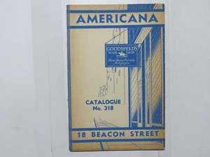 Vintage Americana Catalogue 318 18 Beacon Street RS - Picture 1 of 1