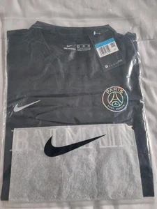 Black Balmain T-Shirt PSG x Size Medium - Picture 1 of 5
