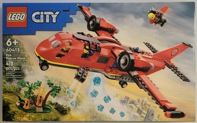 LEGO 60413 CITY: Fire Rescue Plane ✈️ | NEW |SEALED | FREE SHIPPING | RETIRED | - Image 1 of 4