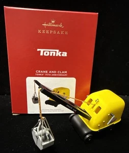 New Hallmark Keepsake Ornament 2021 Tonka Crane and Clam 75th Anniversary - Picture 1 of 5