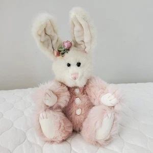 Boyds Bears The Archive Collection Lady Payton coniglietto snodato coniglio rosa e crema - Foto 1 di 9