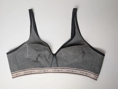 Lane Bryant Cacique Unlined Full Coverage No-Wire Bra Gray Size 44 C - Image 1 of 4