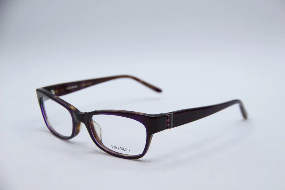 NUEVAS GAFAS VERA WANG VA05 PL PÚRPURA HABANA MARCOS AUTÉNTICOS 51-18 Foto 1 de 4