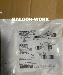 1PCS NEW SACC-M12FS-4PL SH 1424668   In Stock #YY - Afbeelding 1 van 2