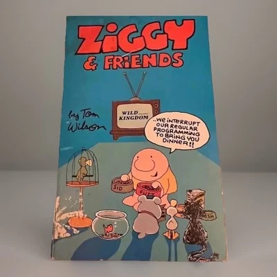 1983 Ziggy and Friends By Tom Wilson Vintage Paperback Comic Signet Cartoon Book - Image 1 of 4