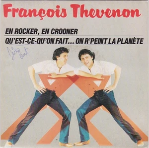 FRANCOIS THEVENON EN ROCKER, EN CROONER FRENCH 45 SINGLE - Bild 1 von 1