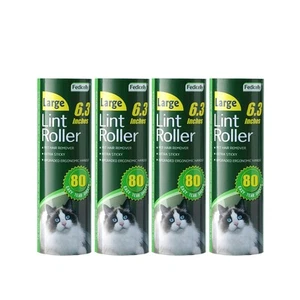Large Lint Rollers Pet Hair Extra Sticky Refills Mega Value Set 6.3 inches Wider - Picture 1 of 6