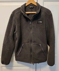 North Face mens medium  Sherpa jacket Dark Grey - Picture 1 of 6