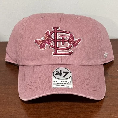 '47 Brand St. Louis Cardinals Hat Womens Pink Purple Back Adjustable Clean Up - Image 1 of 4