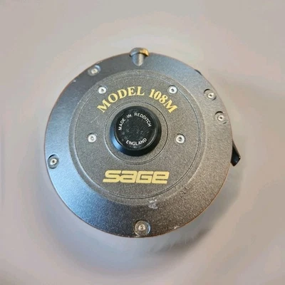 Molinete Vintage Sage Modelo 108M - Feito na Inglaterra - Inclui Linha - Imagem 1 de 4