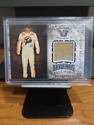 2023 Sportskings Legends Race Worn Swatch #LSM-58 Ricky Rudd Volume4 Brown - Image 1 of 2