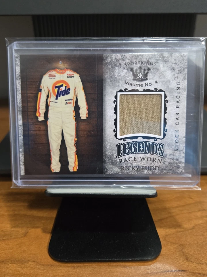 2023 Sportskings Legends Race Worn Swatch #LSM-58 Ricky Rudd Volume4 Brown - Image 1 of 2