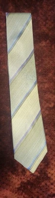 Corbata de hombre F/X Fusion patrón a rayas hecha a mano 100 % seda 60" x 3" Foto 1 de 4