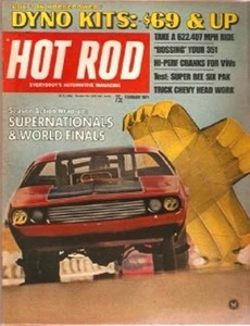 BRAND NEW Hot Rod February 1971 Six Pack Super Bee Boss 351 NHRA drag racing VW - Picture 1 of 1