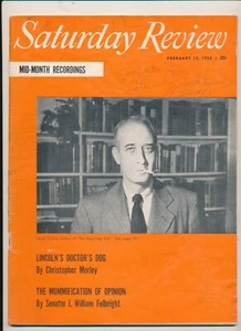 Saturday Review Vol. 38 #7 02-12-55 Lionel Trilling Sen. Fulbright - Picture 1 of 5