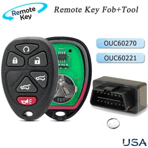 For 2011 2012 2013 2014 GMC Yukon Remote Key Fob 6B OUC60270 + Programmer Tool - Picture 1 of 9