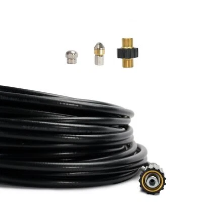 Tuyau De Nettoyage Pour Kärcher Kränzle Set PROFESSIONAL 4 Pièces 5 - 50M - Photo 1/4