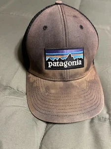 Patagonia Trucker Sombrero Malla Senderismo Unisex Negro con Parche Multicolor - Imagen 1 de 4