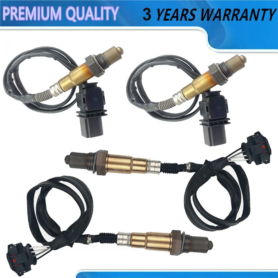 For 2005 -2008 Porsche Boxster 2006 -2008 Cayman Set of 4 Up+Down Oxygen Sensors - Image 1 of 4