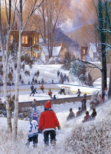 Eurographics Hockey Season 1000 Piece Jigsaw Puzzle By Douglas Laird - Picture 1 of 3