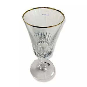 $100 Villeroy & Boch Clear Grand Royal 12-Kt Gold Crystal Goblet - Picture 1 of 4