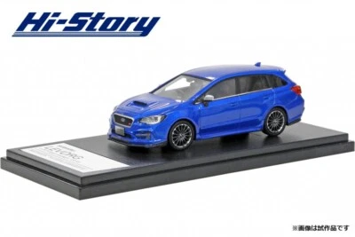 po 1:43 HI STORY HS201BL SUBARU LEVORG 2.0 STI WRX '16 JDM scale resin model car - Image 1 of 2