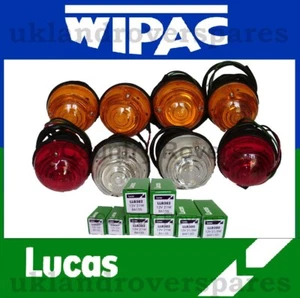 LAND ROVER SERIE 3 LAMPADE SET, INDICATORE, LUCE LATERALE E SET LUCI POSTERIORI 1984 - Foto 1 di 11