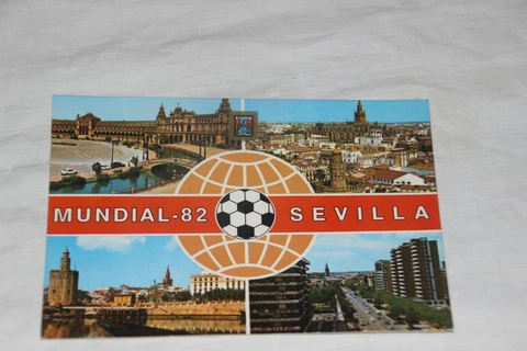 Vintage Postcard of The World Of 1982 Of Your Headquarters Of Seville Scarce Cover