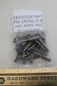 Cherry Rivet P/N: CR762-5-8 (EB2503241461A) Lots of 25 each - Picture 1 of 3